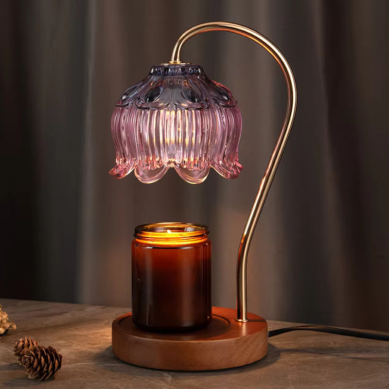 Wholesale Vintage Multi-functional Home Decor for Bedroom Dimmable Electric Candle Warmer Lamp