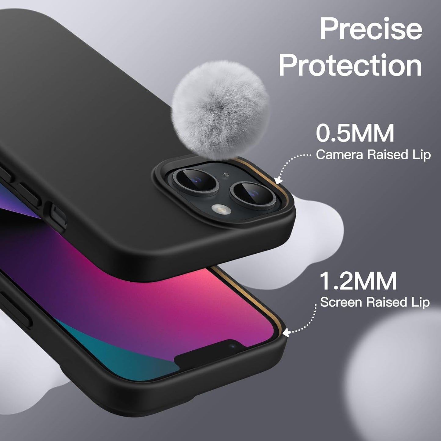 🌸 Soft Silicone Back Cover – Elegant Coral Edition 💖