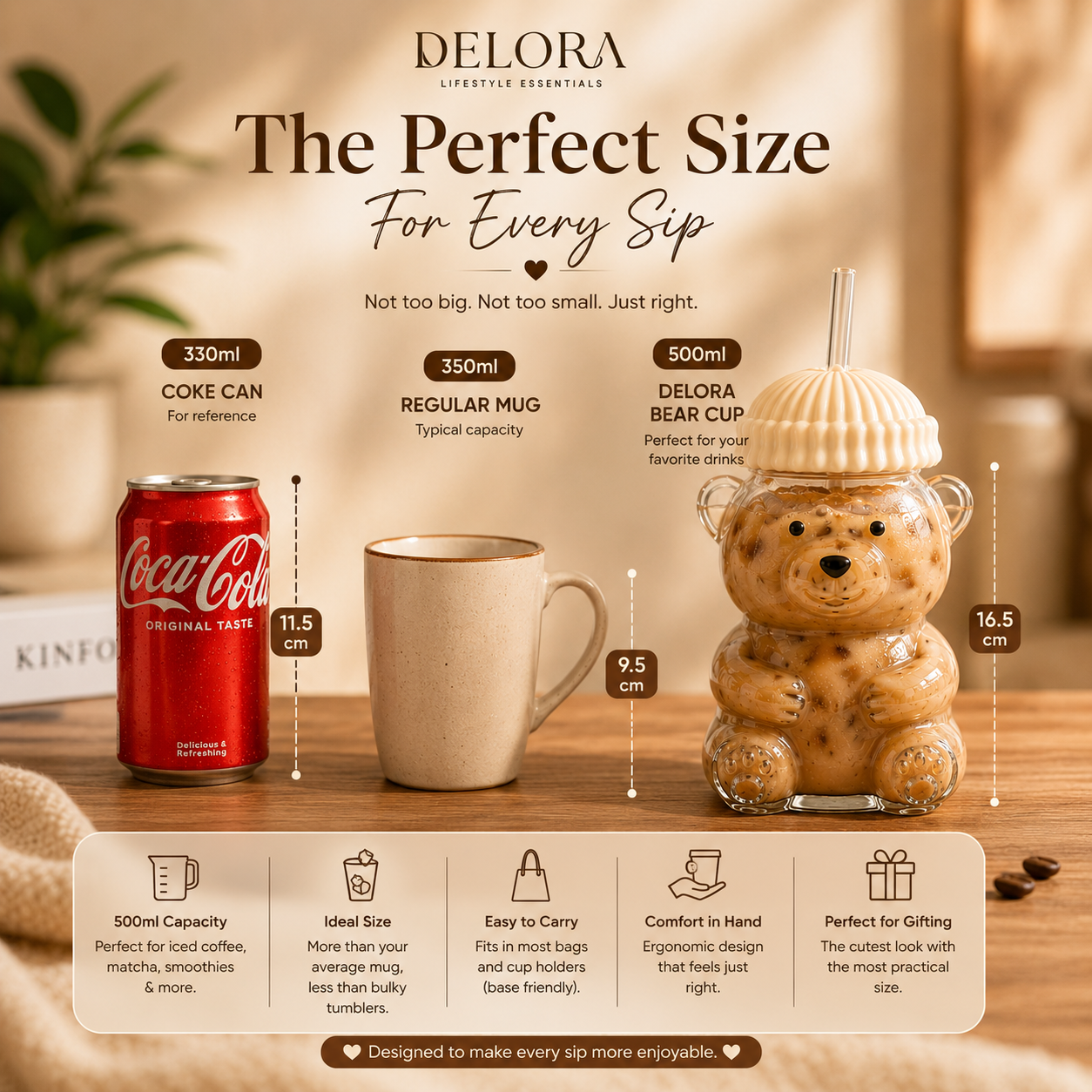 DELORA Cozy Bear Cup™