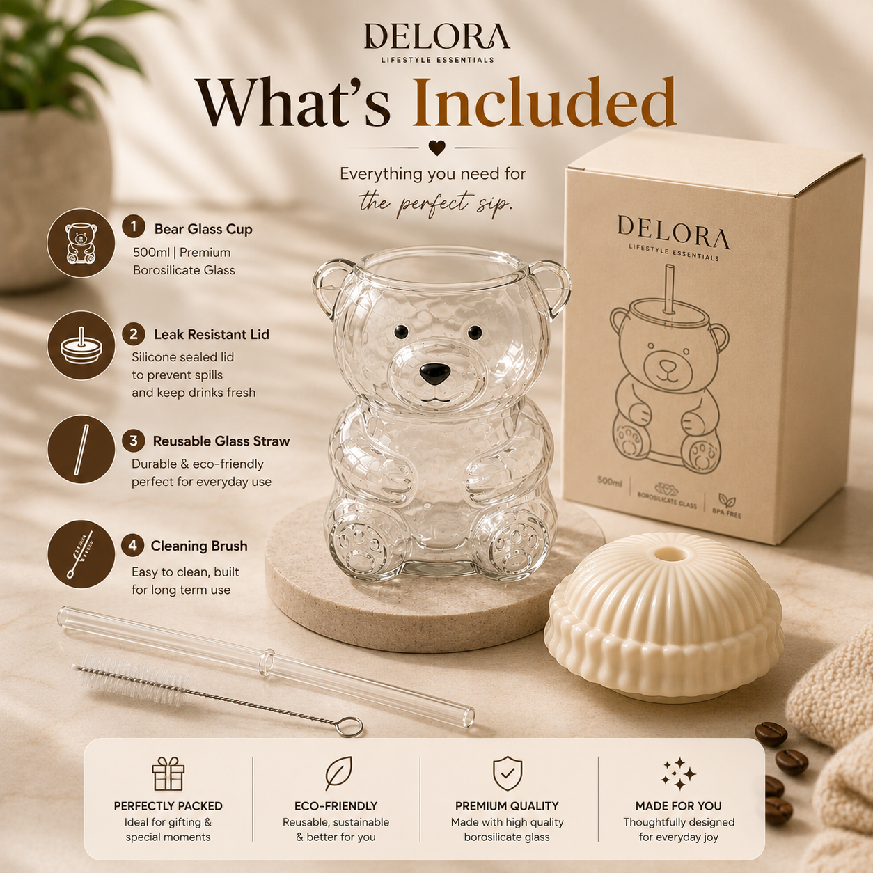 DELORA Cozy Bear Cup™